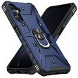 Etui pancerne do Samsung Galaxy A14 4G/5G, z ringiem, granatowe