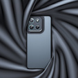 Etui do Xiaomi Redmi 15 5G / 4G, z ochroną aparatu, przezroczyste z czarnymi bokami