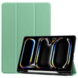 Etui do iPad Pro 13" 2024 (7 gen.), Smartcase z miejscem na rysik, zielone