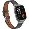 Pasek Skórzany do Xiaomi Redmi Watch 3 Active, Czarny