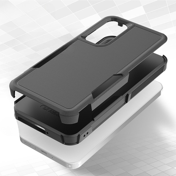 Etui pancerne do Samsung Galaxy A55 5G, Dual Shockproof, czarne