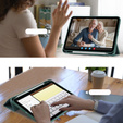Etui do iPad 11" 2025 A16 (11 gen.) / iPad 10.9" 2022 (10 gen.), Smart Pencil, z miejscem na rysik, zielone