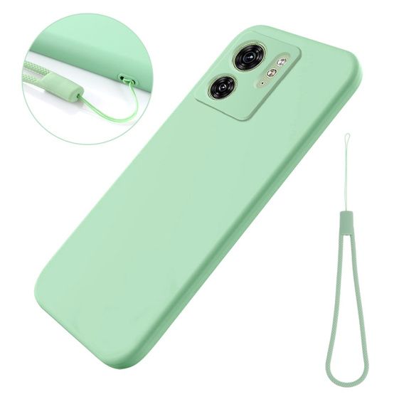 Etui do Motorola Edge 40 5G, Silicone Lite, zielone