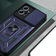 Etui pancerne do Xiaomi Redmi Note 12 4G, CamShield Slide, niebieskie