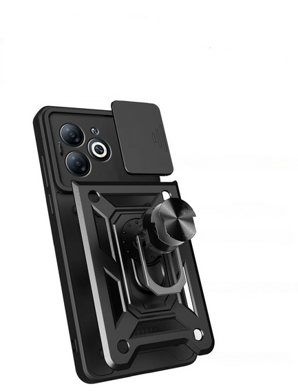 Etui pancerne do Infinix Hot 40i, CamShield Slide, czarne