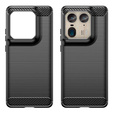 Etui do Motorola Edge 50 Ultra, Carbon, czarne