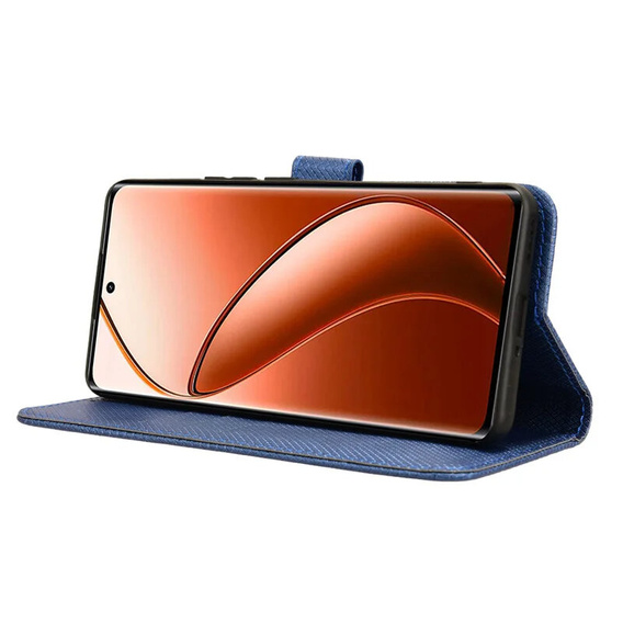 Etui z klapką do Realme 12 Pro 5G / 12 Pro+ 5G, Wallet Smart Magnet, niebieskie