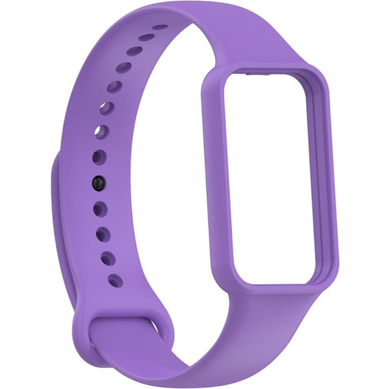 Pasek Silikonowy do Xiaomi Amazfit Band 7, Fioletowy