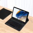 Etui z klawiaturą do Samsung Galaxy Tab A8 10.5, Leather Pen Slot, czarne