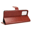 Etui z klapką do Motorola Moto G24 / G24 Power / G04, Crazy Horse Wallet, brązowe
