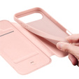 Etui Dux Ducis do iPhone 17 Air, Skin Pro, z klapką, z miejscem na kartę,  różowe