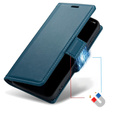 Etui ERBORD Glossy Litchi portfel z klapką do Motorola Edge 60 Pro
