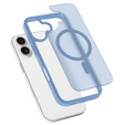 Etui Matt Case do iPhone 17, do MagSafe, półprzezroczyste niebieskie