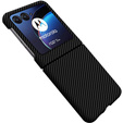 Etui PC Case do Motorola Razr 40 Ultra 5G, Karbon czarne