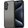 Etui Matt Case do Samsung Galaxy A17 5G, przydymione z czarnymi bokami