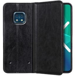 Etui do Nokia XR20, Wallet Litchi Leather, czarne