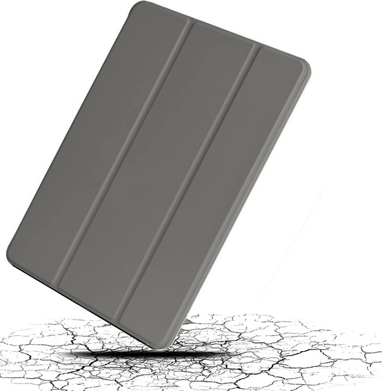 Etui do iPad 11" 2025 A16 (11 gen.) / iPad 10.9" 2022 (10 gen.), Smart Pencil, z miejscem na rysik, szare