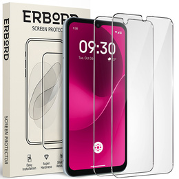 2x Szkło Hartowane ERBORD 9H Hard Glass do T Phone 3 5G – codzienna ochrona w eleganckim wydaniu