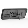 Etui do Realme C67 4G, KickStand Camera Lens, czarne