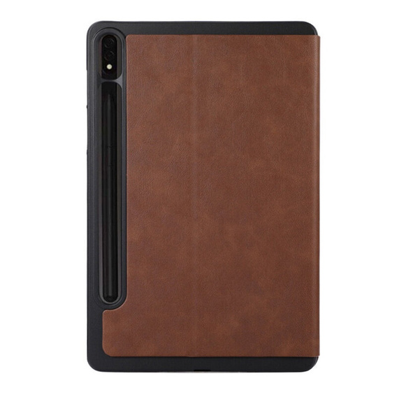 Etui do Samsung Galaxy Tab S9 FE+ Plus, Smartcase z miejscem na rysik, brązowe
