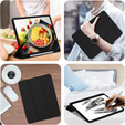 Etui do iPad Pro 12.9" 2022/2021/2020 (6/5/4 gen.), Smart Pencil, z miejscem na rysik, czarne