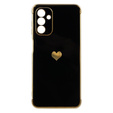Etui do Samsung Galaxy A13 5G, Electro heart, czarne