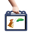 Etui do iPad 9.7" 2018/2017 (6/5 gen.) / Pro 9.7" 2016, Cute Patterns, z podstawką, Granatowe