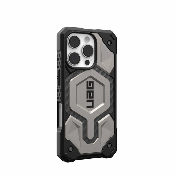Etui Urban Armor Gear do iPhone 16 Pro, Monarch Pro MagSafe, tytanowe