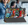 Etui do Lenovo Tab 10.1" TB311FU, Smartcase, graffiti