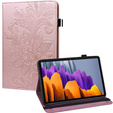 Etui do Samsung Galaxy Tab S7, Stylish Flower, różowe