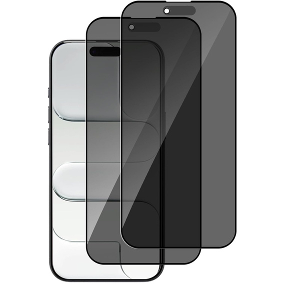2x Szkło Prywatyzujące do iPhone Air, ERBORD Anti-Spy Hartowane