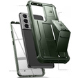 Etui pancerne do Samsung Galaxy S21 Ultra, Dexnor Full Body, Zielone