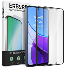2x Szkło Hartowane ERBORD 3D do Vivo Y19s – ochrona całego ekranu