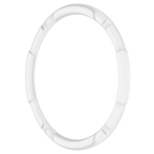 Etui z nakładką bezel ring do Samsung Galaxy Watch 6 Classic 47mm, Białe