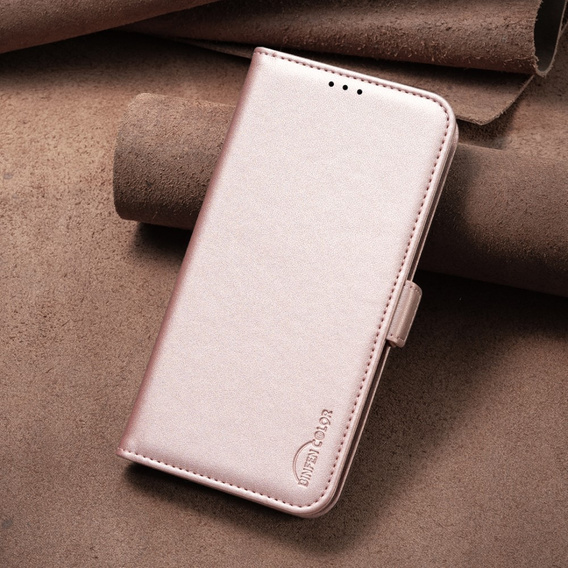 Etui z klapką do Xiaomi Redmi Note 13 5G,BINFEN Wallet, różowe