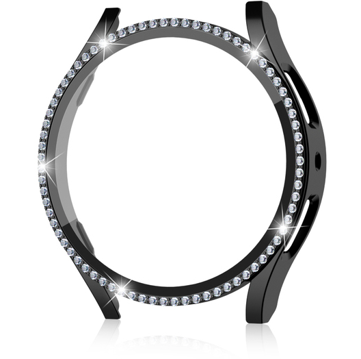 2w1 Etui + Szkło Hartowane do Samsung Galaxy Watch 6 40mm, Czarne