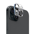 2x Szkło hartowane na aparat ERBORD do iPhone 15 / 15 Plus, przezroczyste