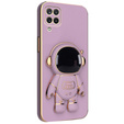 Etui do Samsung Galaxy M33, Astronaut, fioletowe