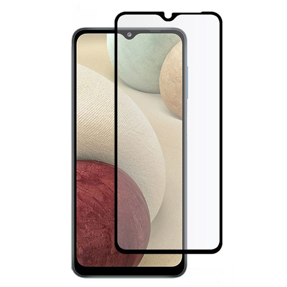 Szkło Hartowane Mocolo Full Glue do Samsung Galaxy A12 / M12 / A12 2021, czarna ramka