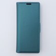 Etui do Samsung Galaxy Z Fold 5 5G, ERBORD Glossy Litchi, portfel z klapką, zielone