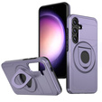 Etui do MagSafe do Samsung Galaxy S24, Military Magnet, fioletowe