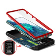 Etui pancerne do Samsung Galaxy S20 FE, CamShield Slide, czerwone