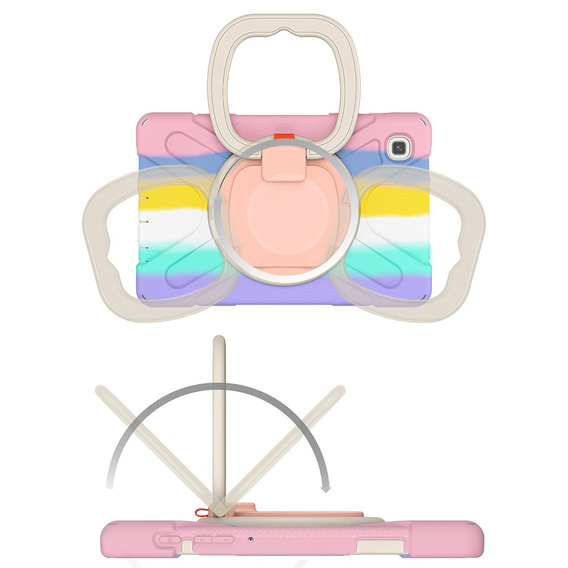 Etui dla dzieci do Samsung Galaxy Tab A7 Lite 8.7 T220/T225, Pancerne, dziecięce, Kolorowe