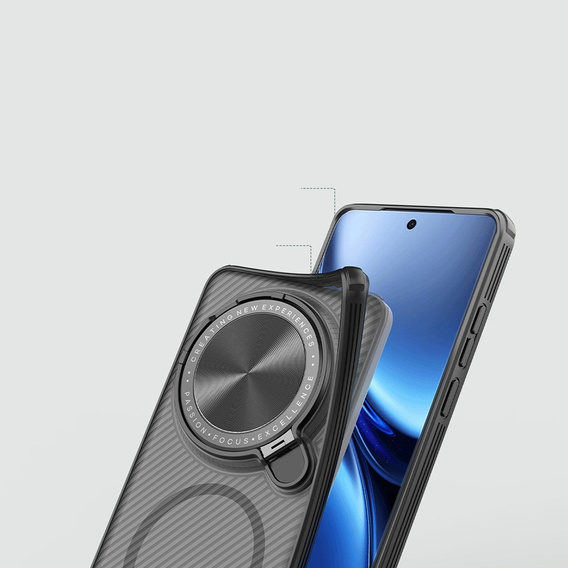 Oryginalne Etui Nillkin CamShield Prop Magnetic do Vivo X200 Pro 5G, z osłoną aparatu - czarne
