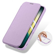Etui Dux Ducis do iPhone 17 Air, Skin X Pro,  z klapką, do MagSafe, fioletowe