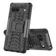 Etui do Google Pixel 7a, pancerne z podstawką, Kickstand Shockproof, Czarne
