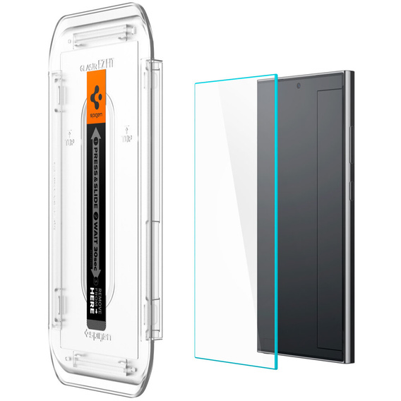 SPIGEN Szkło Hartowane do Samsung Galaxy S24 Ultra, Glas.TR EZ Fit (2 sztuki)