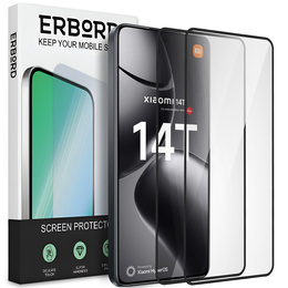 2x Szkło Hartowane ERBORD 3D do Xiaomi 14T / 14T Pro – ochrona całego ekranu