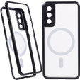 Etui Magnetic Dual Glass MagSafe do Samsung Galaxy S21, czarne