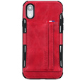 Etui Two Cards Hybrid Case iPhone XR 6.1 - Red